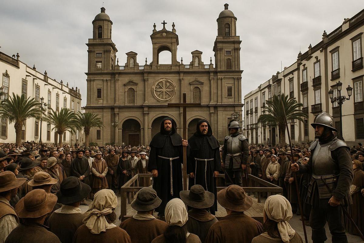 La Inquisición Española usó este escenario como lugar de ejecuciones y auotos de fe