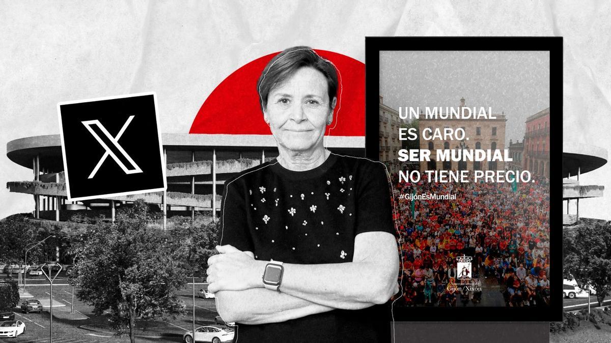 Polémica en las redes con los carteles del Mundial de Gijón
