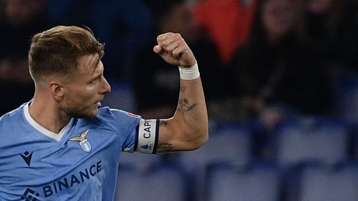 Ciro Immobile, referente ofensivo y máximo goleador de la Lazio