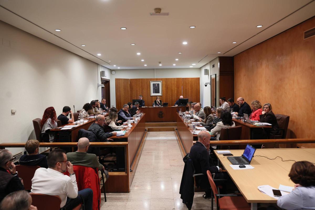 Un momento del último Pleno en el Ayuntamiento de Avilés