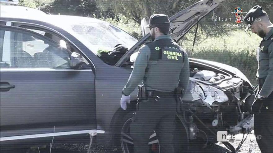 Bronca de un guardia civil a la mujer que atropelló al pelotón de ciclistas en Mallorca