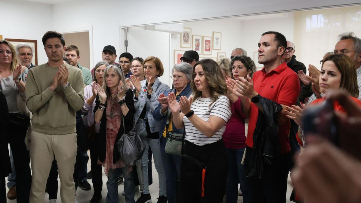 Los socialistas de Ibiza muestran su apoyo a Sánchez