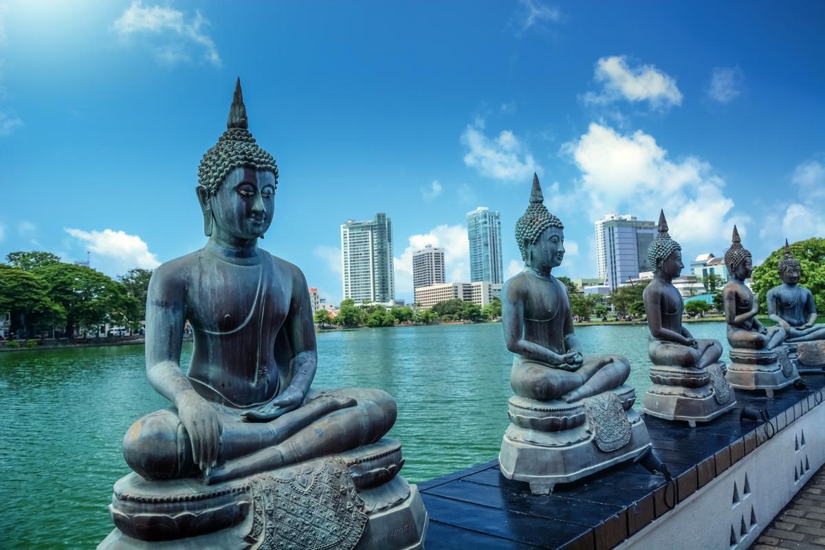 Templo de Seema Malaka en Colombo.