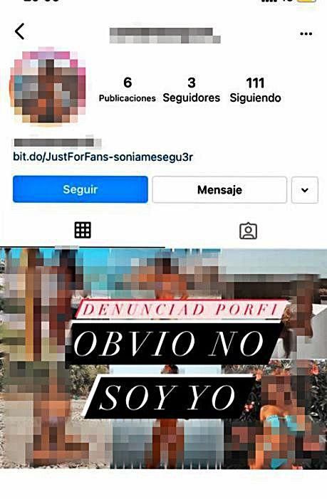 Una de las afectadas pide a sus seguidores que le ayuden a denunciar. | INFORMACION