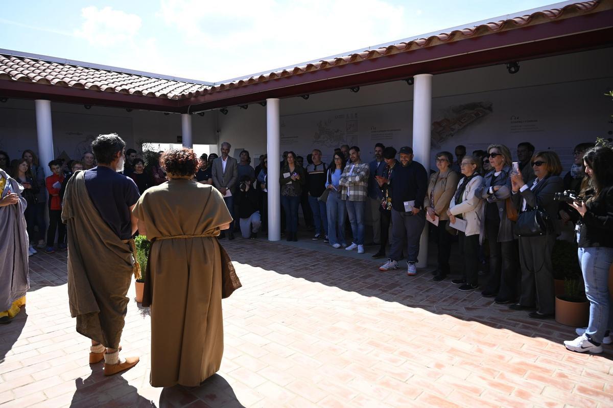 Primera visita a la villa romana de Vinamargo