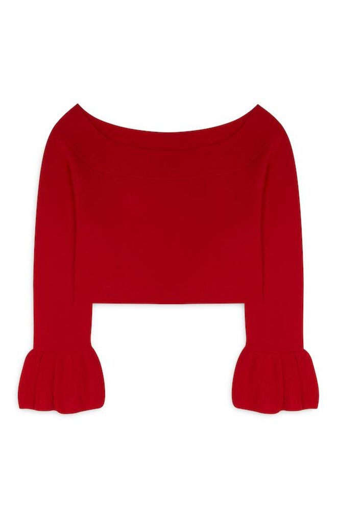 'Shopping' rojo: El top 'cropped'