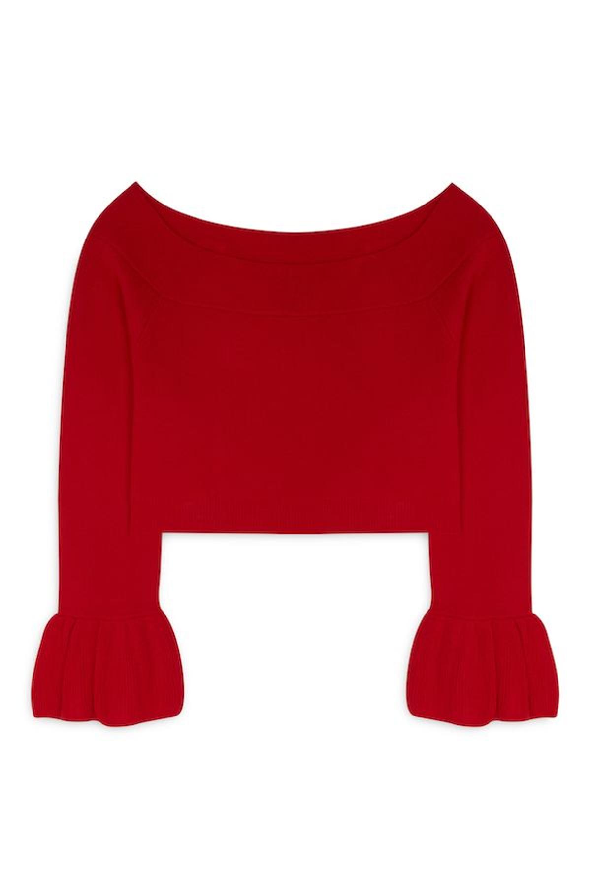 'Shopping' rojo: El top 'cropped'