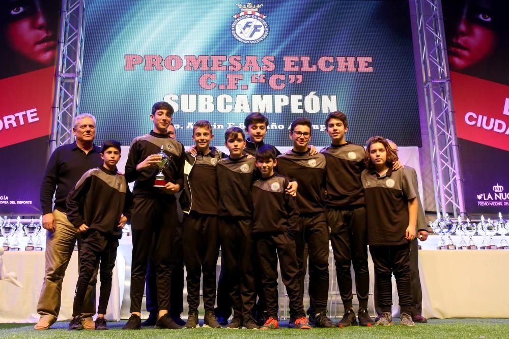 170 equipos premiados en la Gala del Fútbol Base Provincial en La Nucía