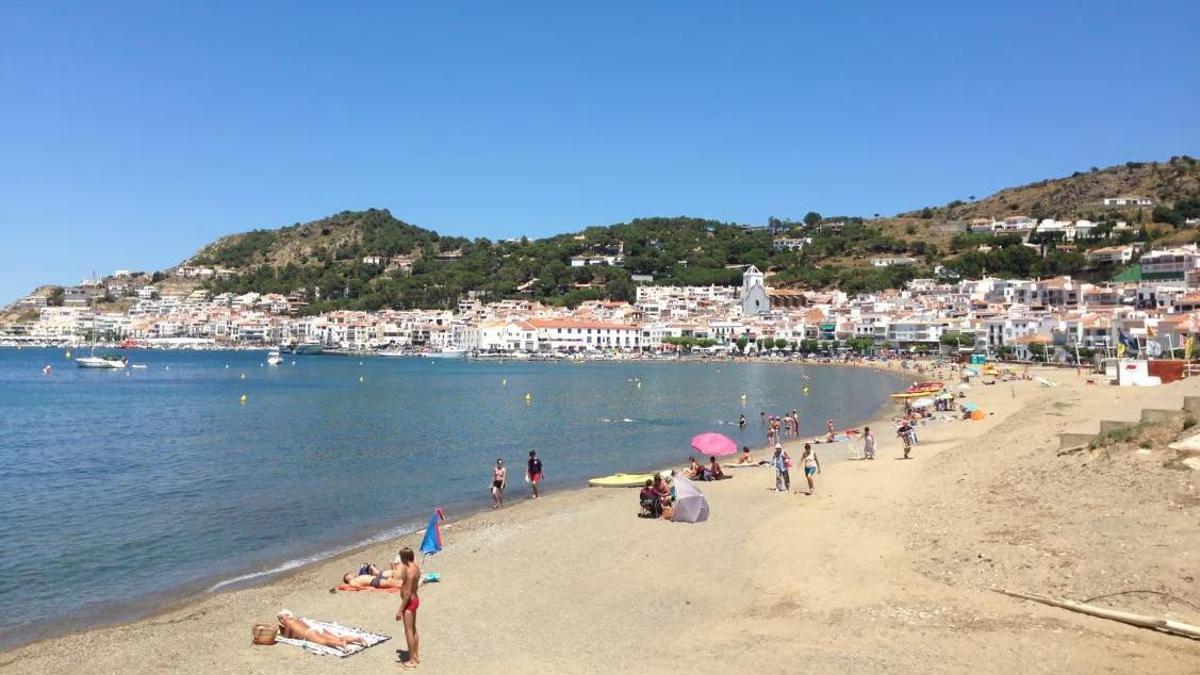 Una imatge d'arxiu de la platja del Port de la Selva.