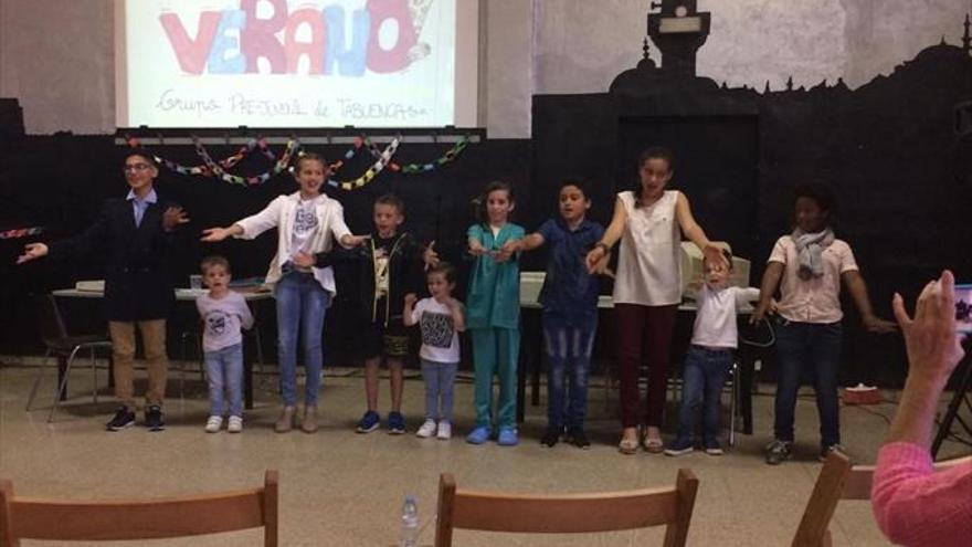 El grupo prejuvenil de Tabuenca muestra sus dotes interpretativas