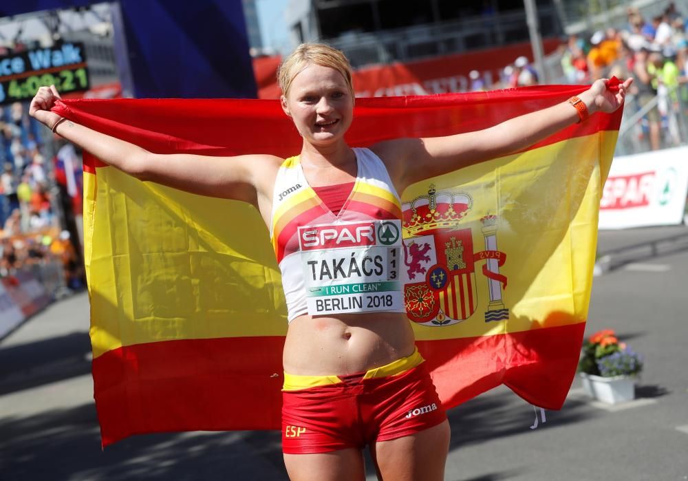 Julia Takacs, medalla de bronce en 50 km marcha en los Europeos