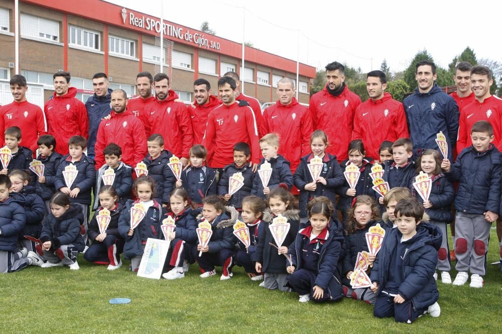 Entrenamiento del Sporting