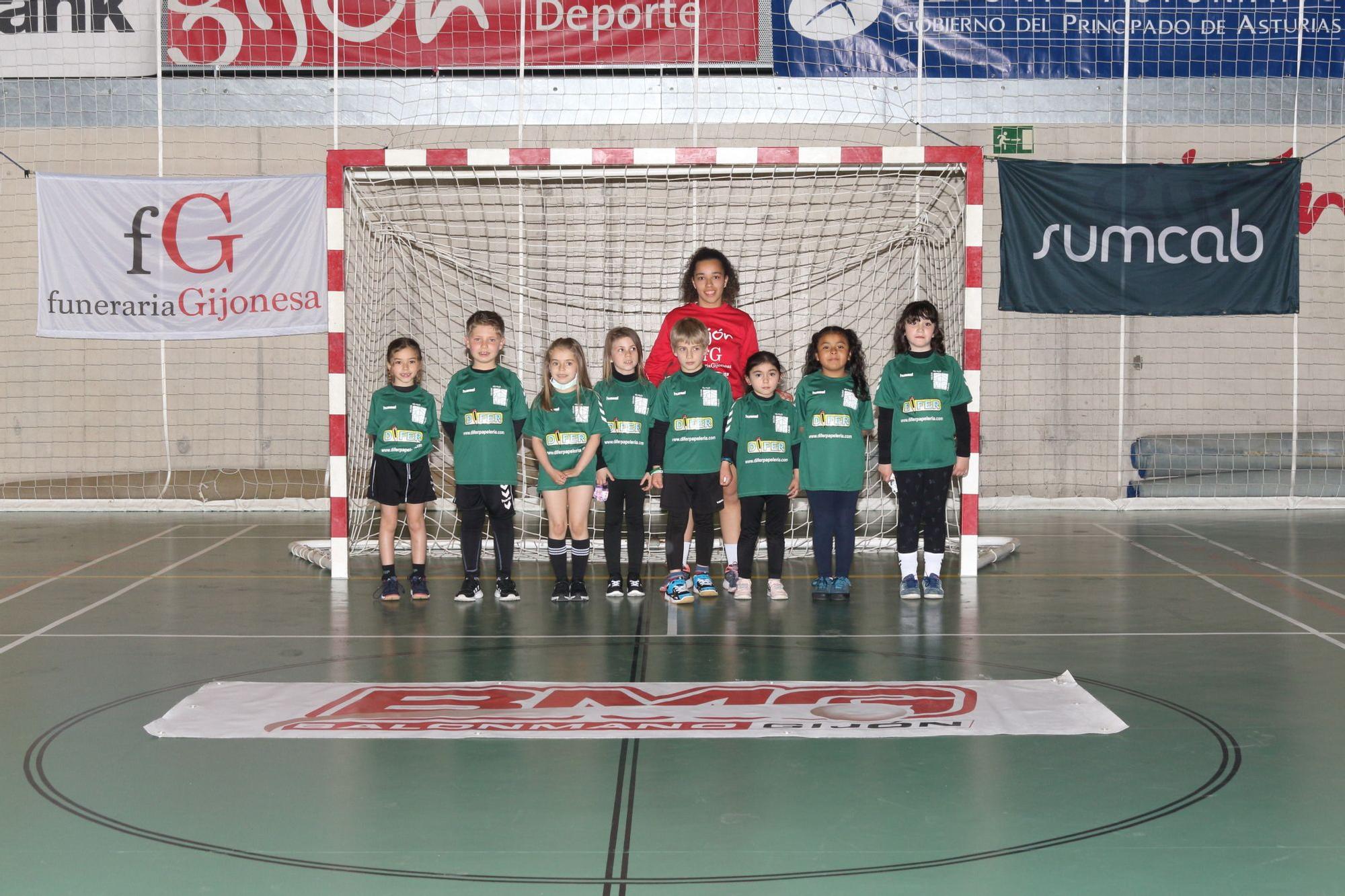 Estos son los equipos del Balonmano Gijón