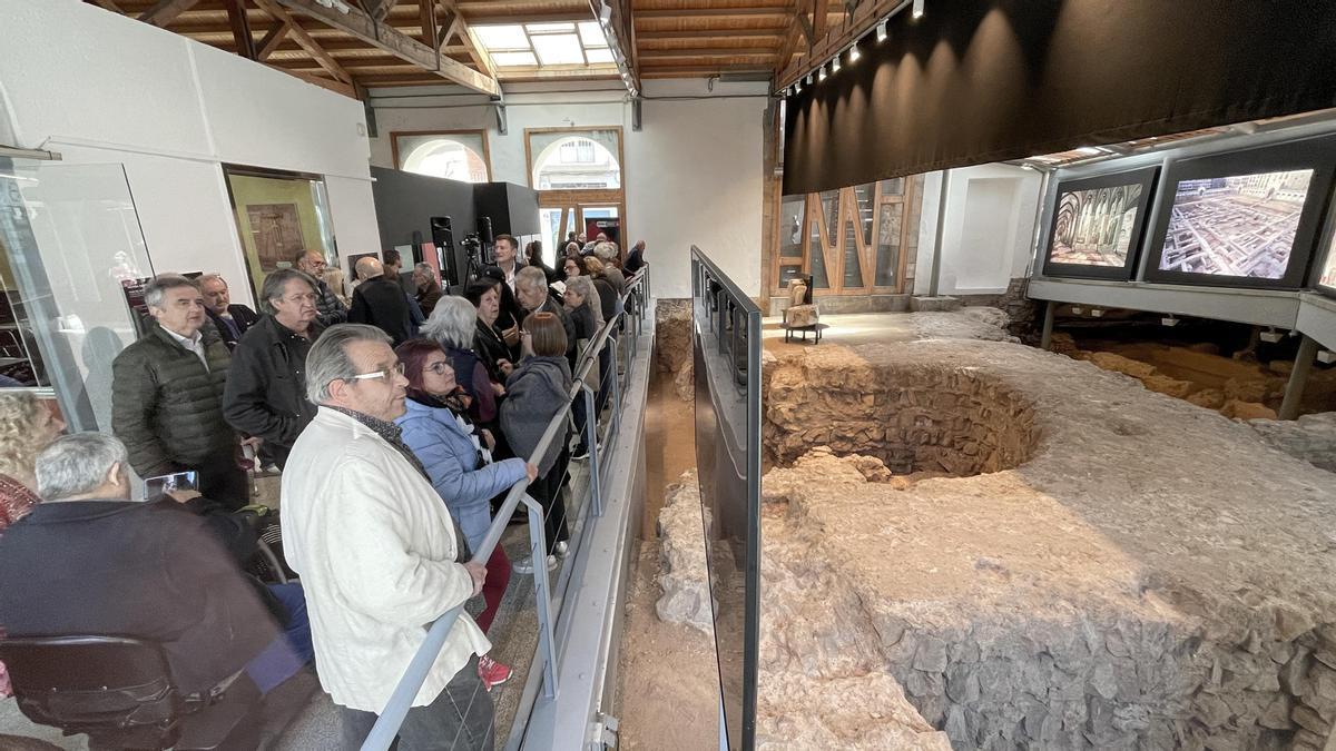 Inauguración de la reforma del espacio museizádo del Mercat de Santa Caterina del MUHBA, con restos del antiguo convento