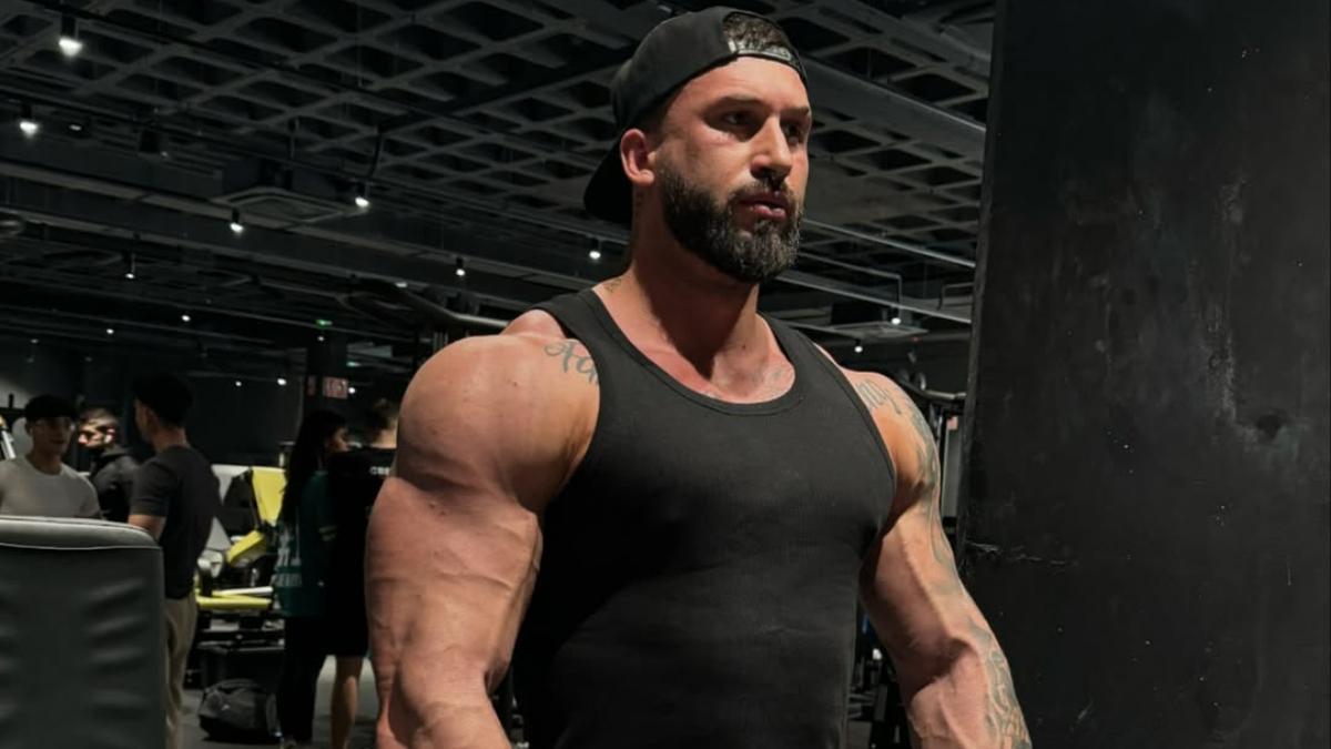 Esteban Calatayud, en su etapa como culturista no natural