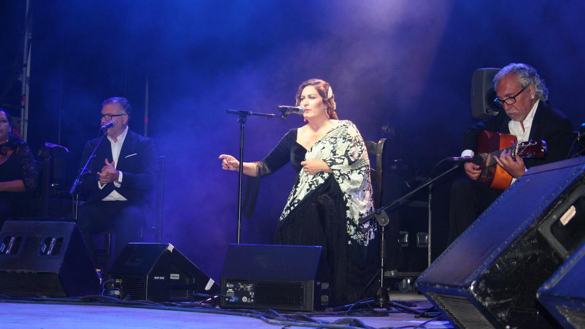 Estrella Morente derrochando arte con su vertiente más flamenca, anoche.