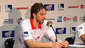 Pau Gasol ha declarat després del partit amistós amb els EUA que prefereix haver perdut aquest duel i guanyar a Londres