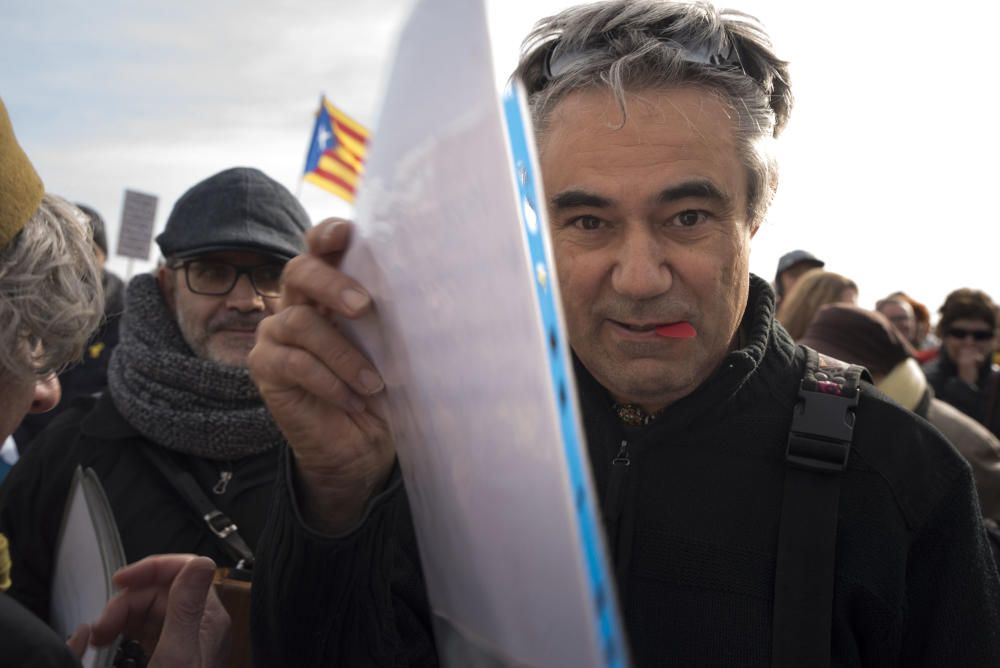 Acte a l'esplanada de Lledoners convocat per Assem