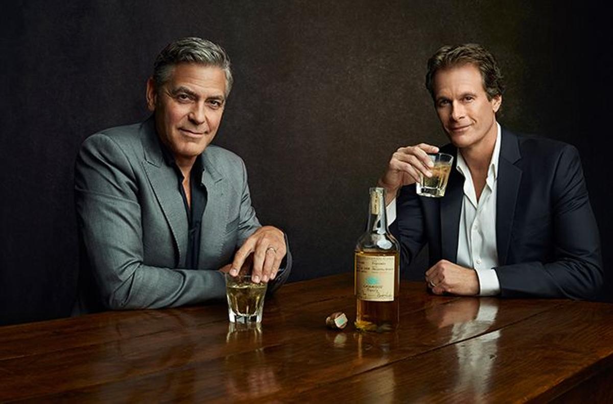 George Clooney y Rande Gerber promocionan su propio tequila