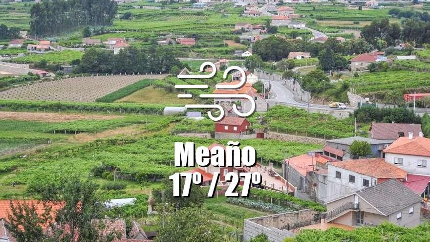 El tiempo en Meaño: previsión meteorológica para hoy, domingo 27 de julio
