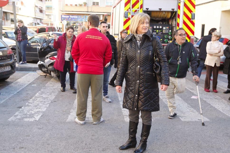 Derrumbe de una casa en Murcia