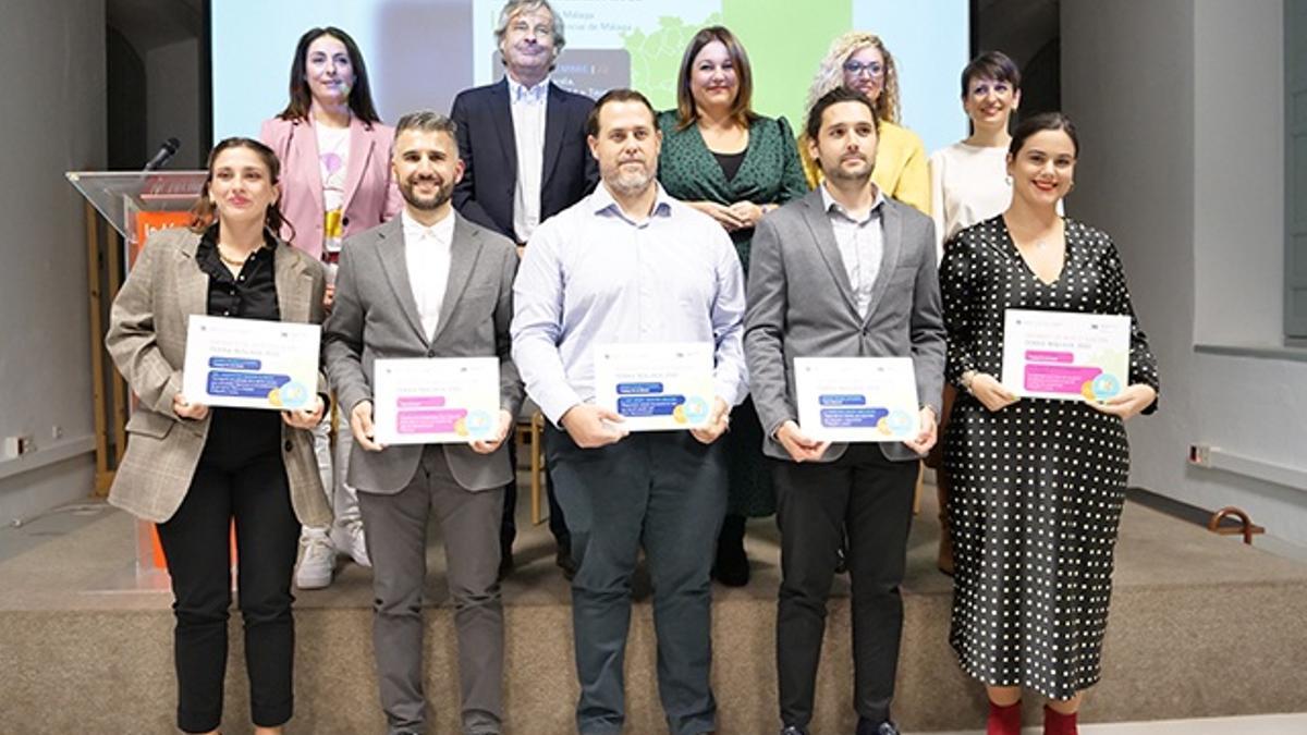 Premiados 'Terra Málaga' de la Universidad de Málaga y la Diputación de Málaga.