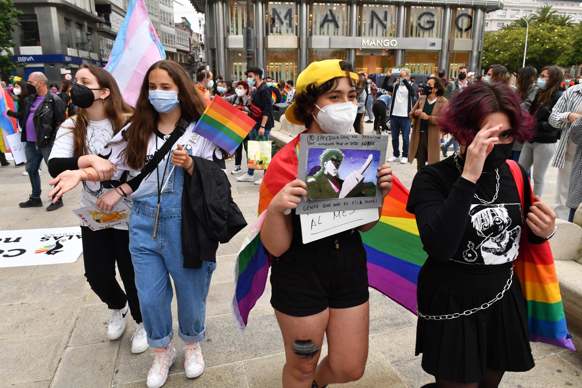 Día del Orgullo LGTBI 2021 en A Coruña