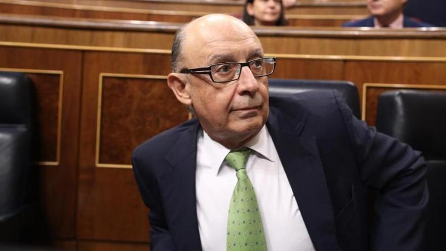 Cristóbal Montoro, ministro de Hacienda.