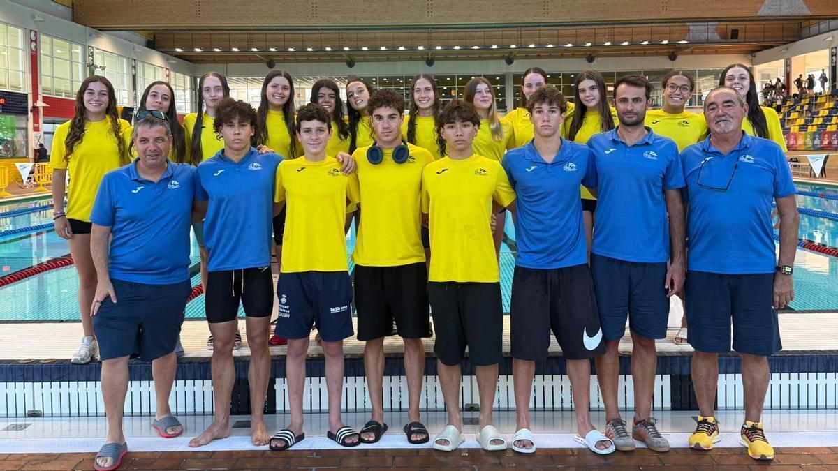 Los nadadores del CNSE desplazados a Palma.