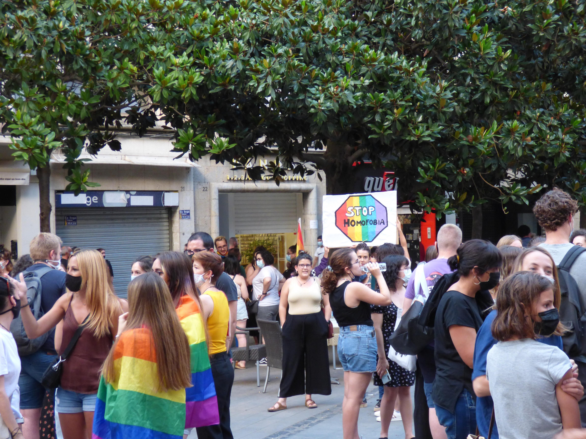 Concentració #justíciaperaSamuel a Figueres