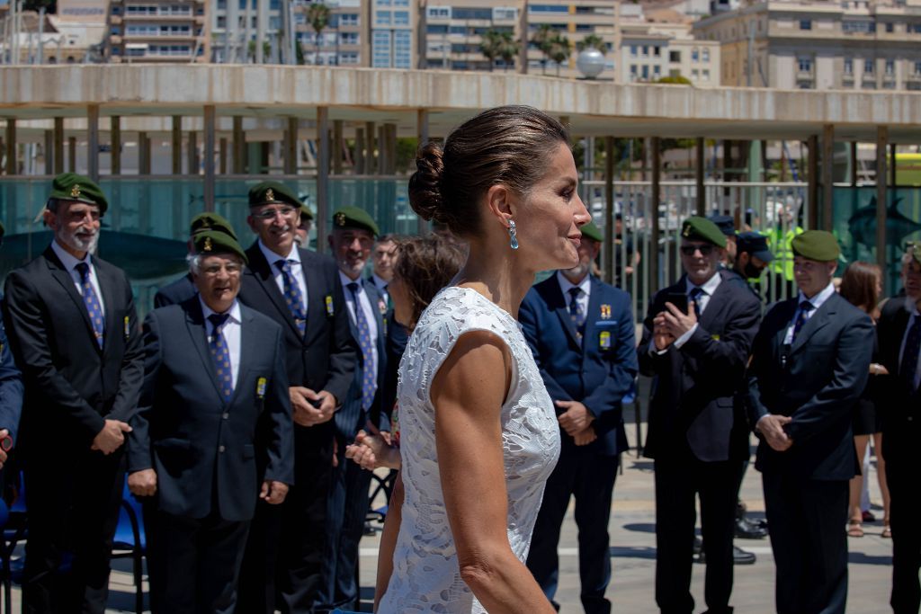 Así ha sido la visita de la reina Letizia a Cartagena