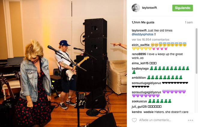 Los fans llenan de serpientes la cuenta de Instagram de Taylor Swift