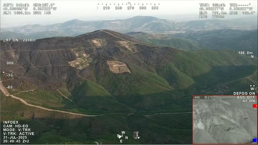 Video | Imágenes aéreas del incendio