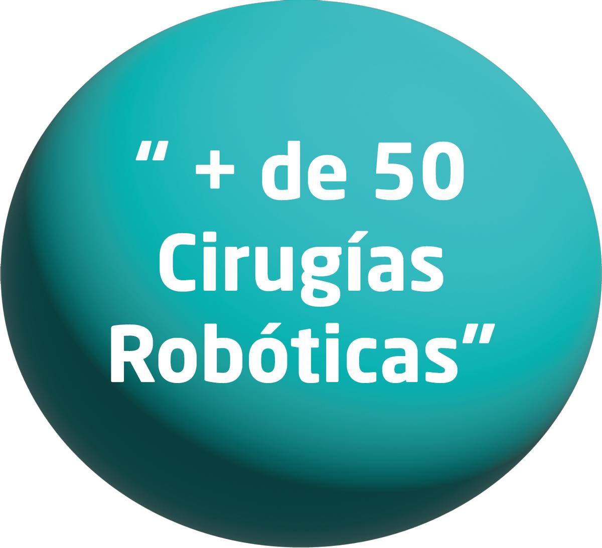 Se han realizado más de 50 intervenciones con el Robot Da Vinci Xi, con excelentes resultados y en poco más de un año.