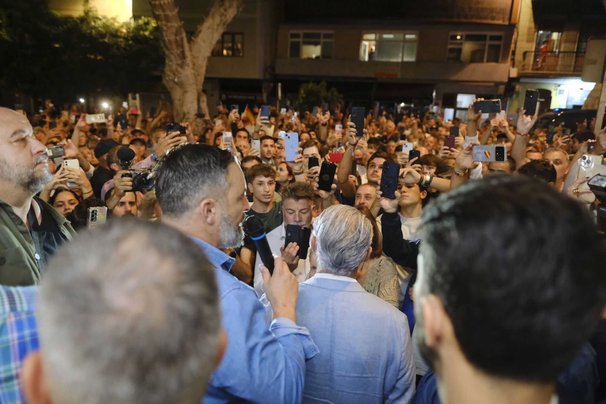 Acto de Santiago Abascal en el Círculo Mercantil