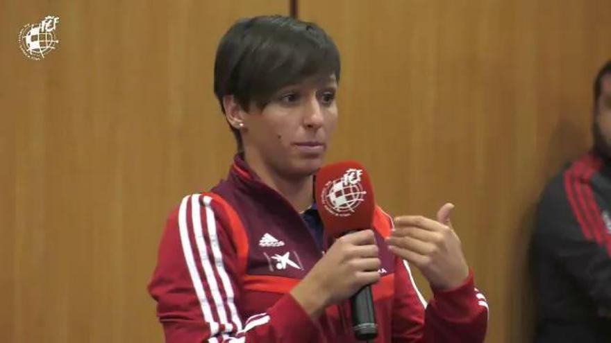 Marta Corredera habla de la huelga del fútbol femenino