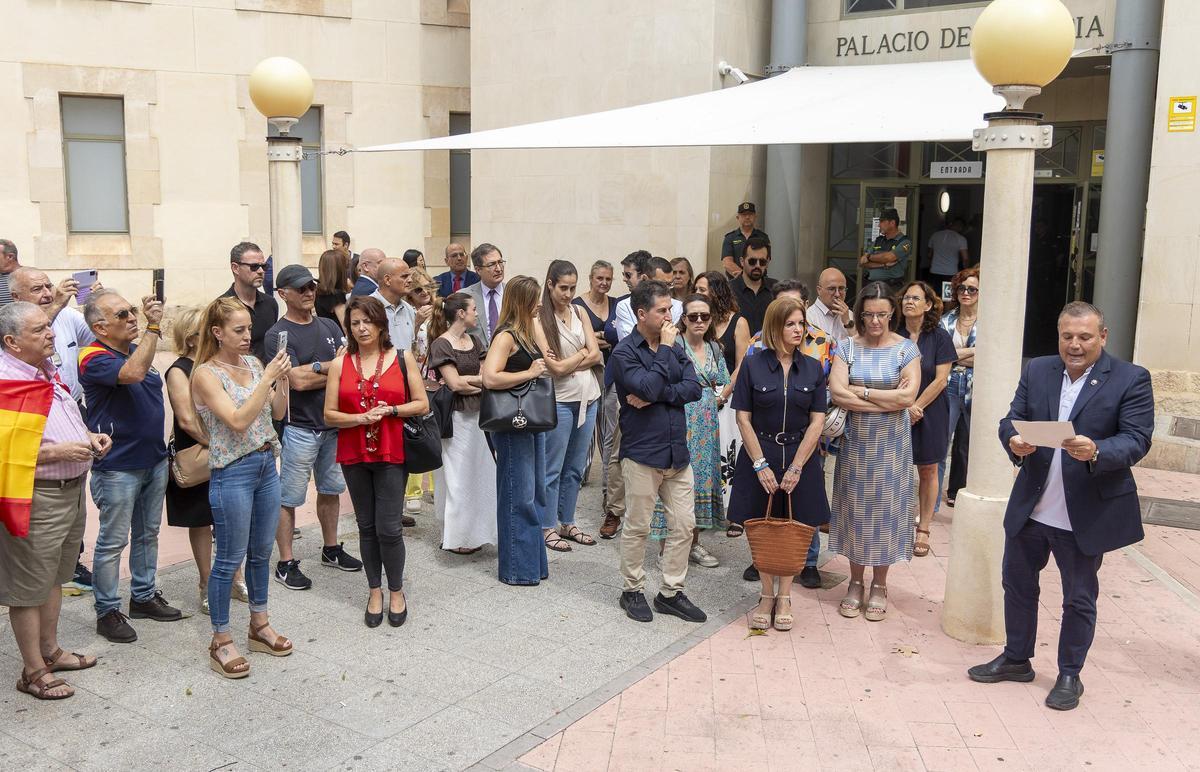 Image of the concentration of judges and prosecutors on June 11.