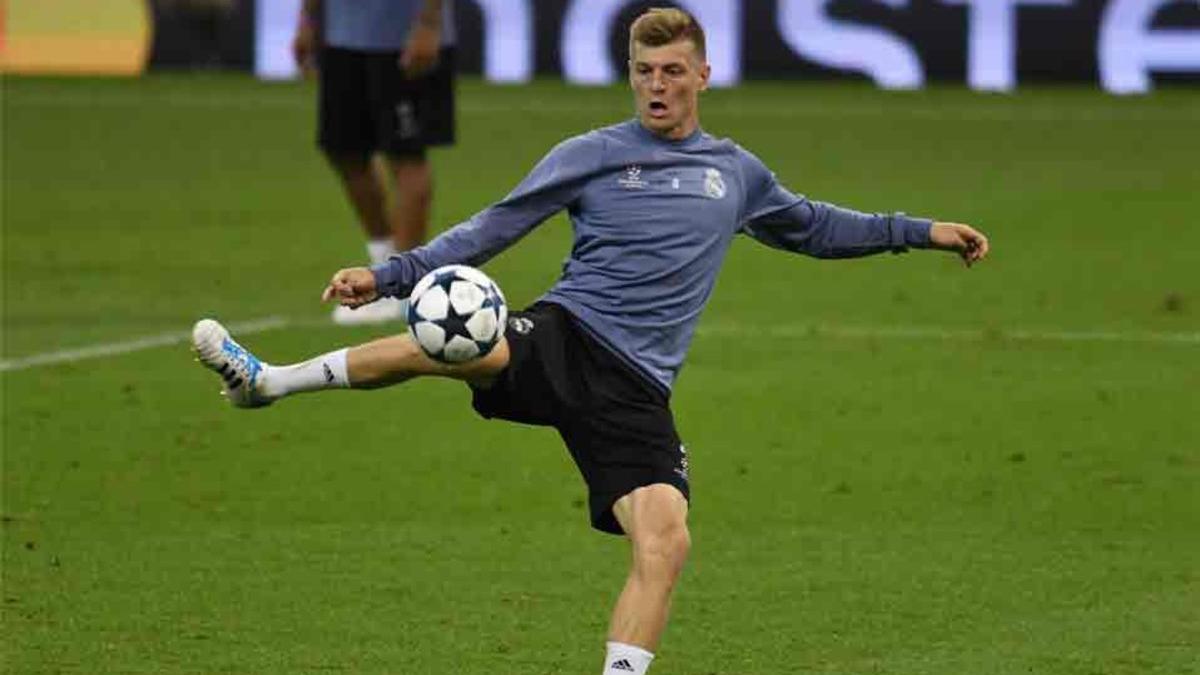 Kroos no ha participado en el entrenamiento