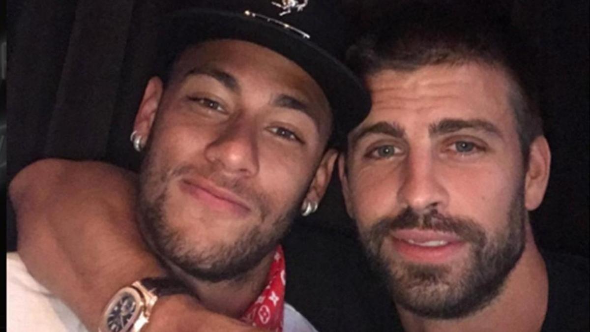 Neymar y Piqué no profundizaron en la polémica foto del verano