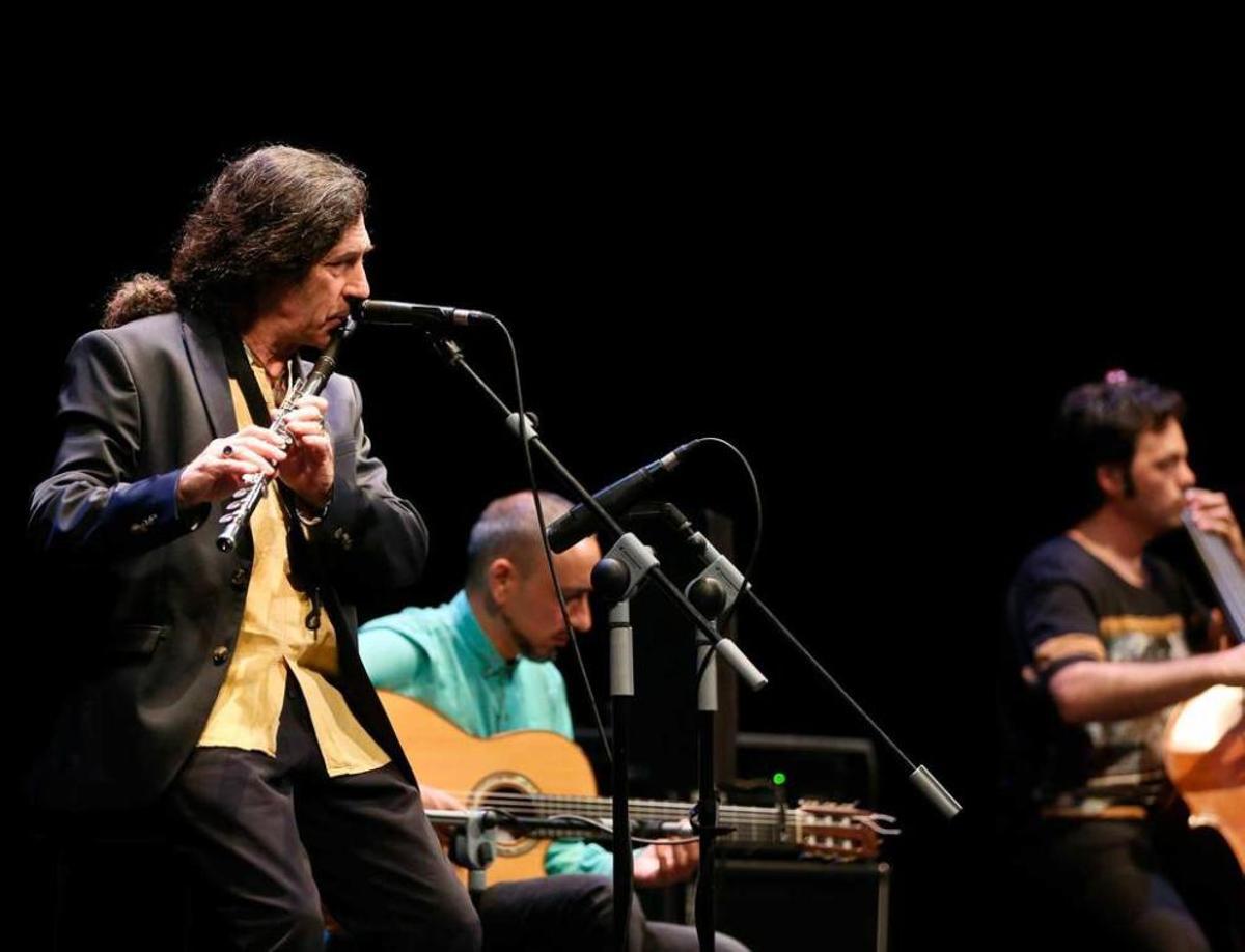 Jorge Pardo en una actuación en Oviedo.