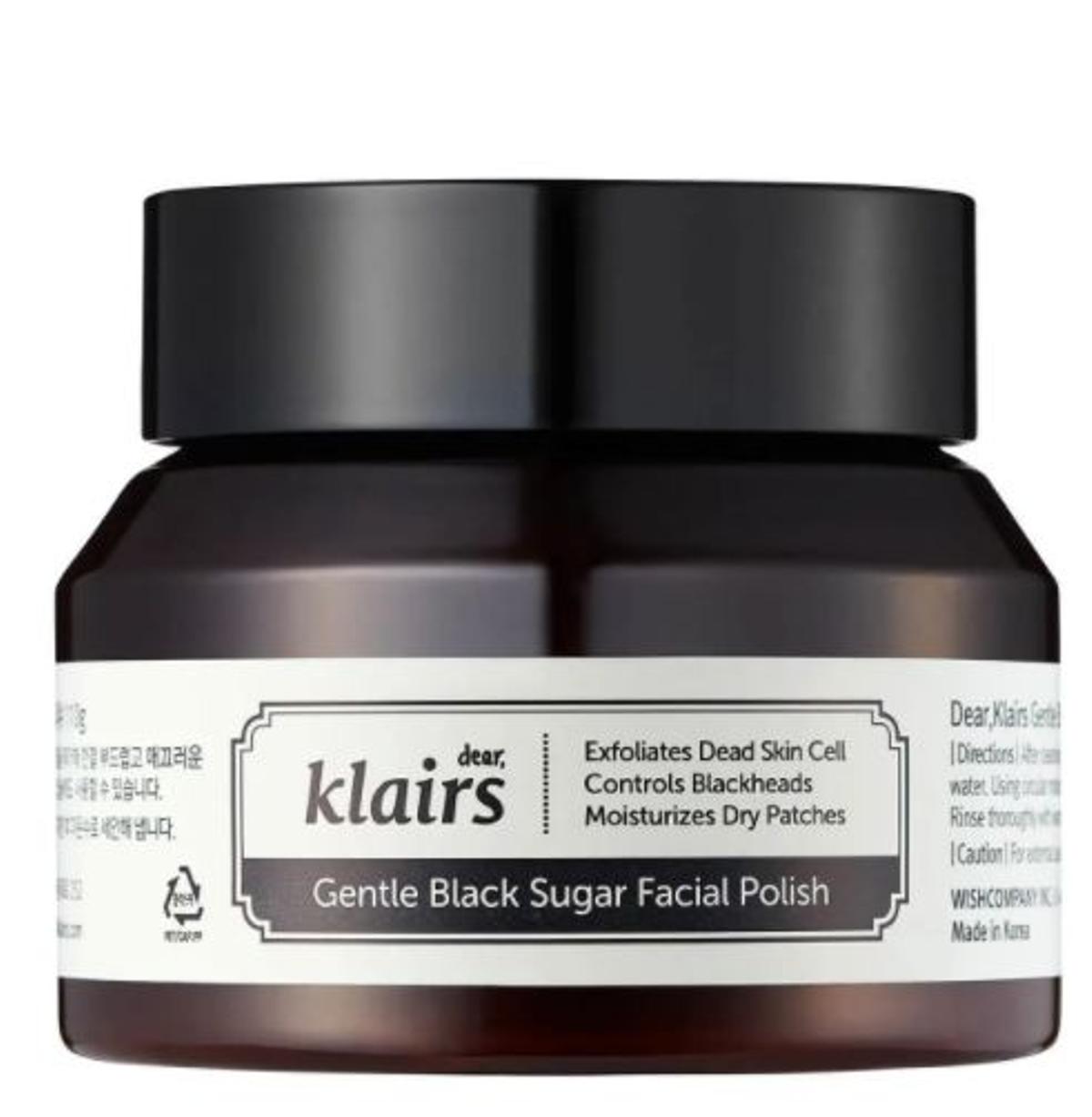 Exfoliante facial suave con azúcar moreno de Dear, Klairs