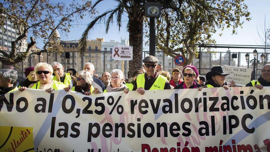 Los pensionistas piden ligar la prestación al IPC.