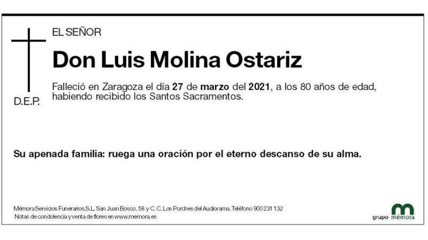 Luis Molina Ostariz