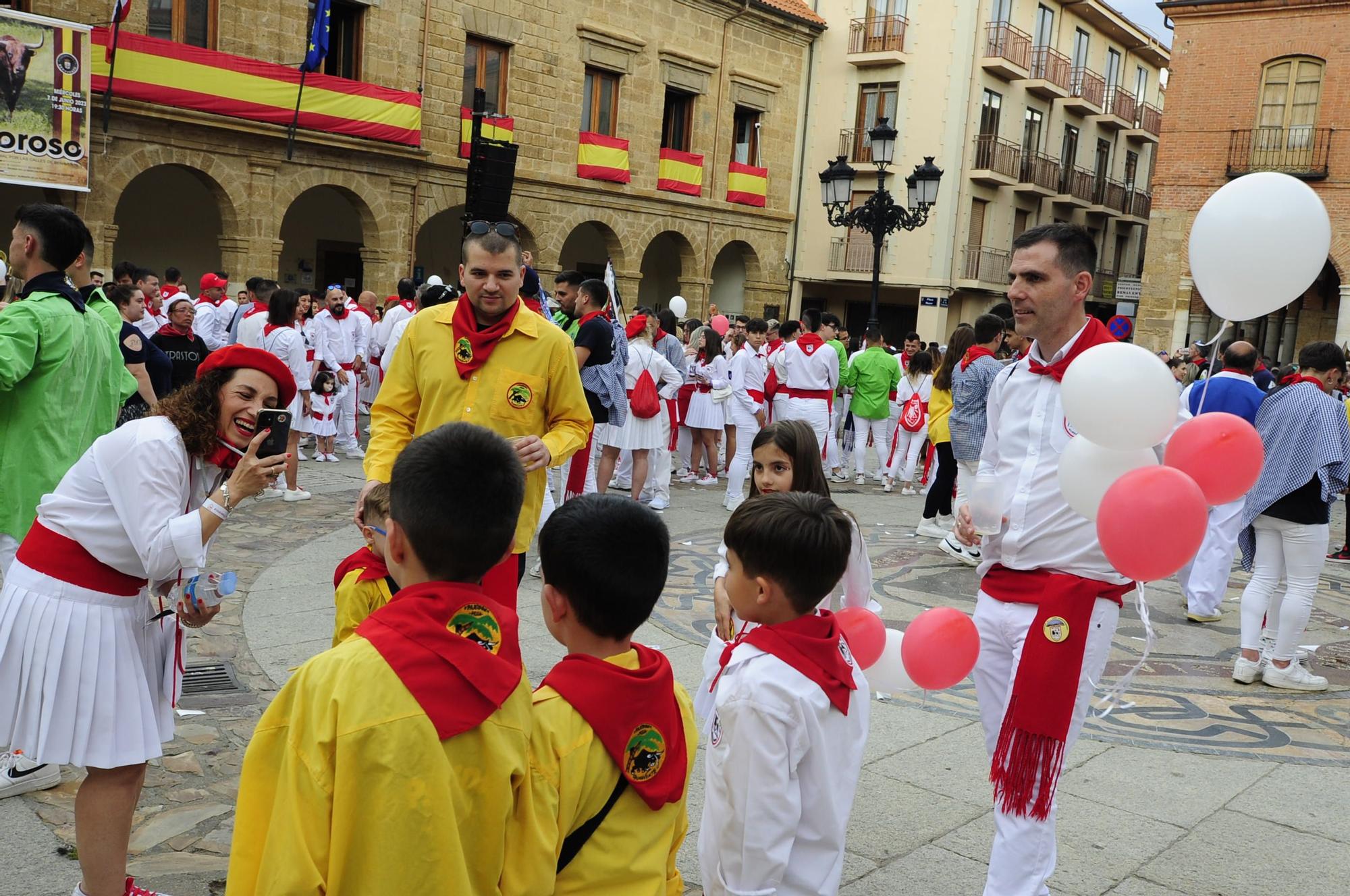 El chupinazo de Rencoroso: Así ha estado la Plaza Mayor de Benavente