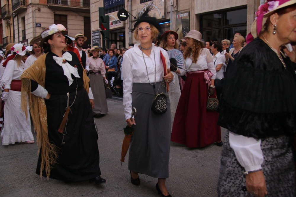 Primeros actos de la III Feria Modernista de Alcoy