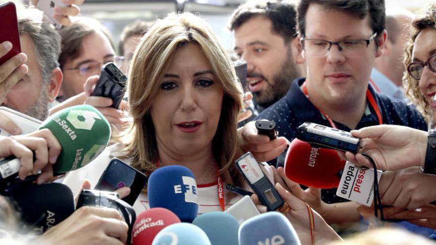 Díaz, incómoda con la plurinacionalidad del PSOE