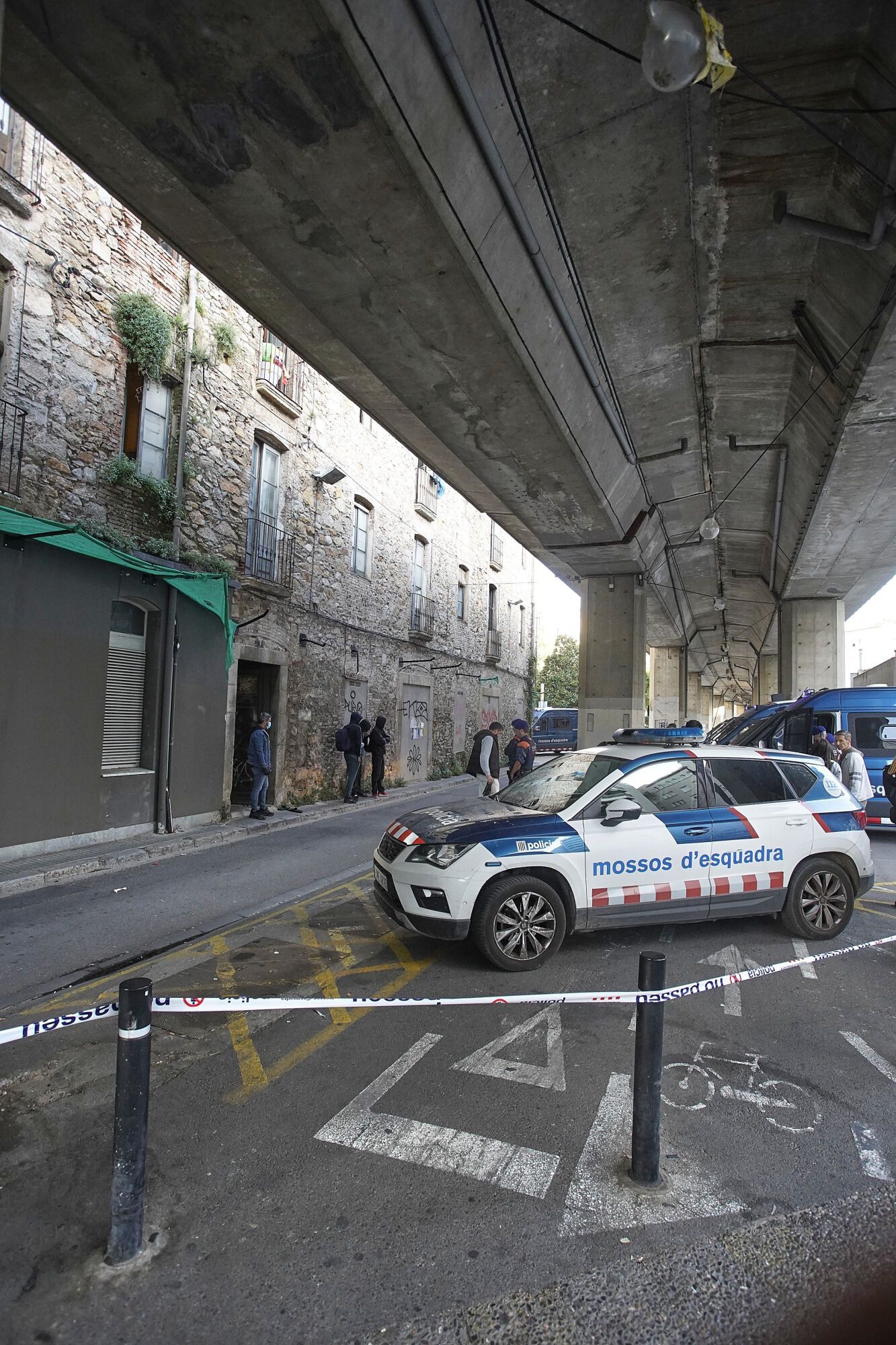 Girona carrer Tomàs Mieres desallotjament edifici ocupat