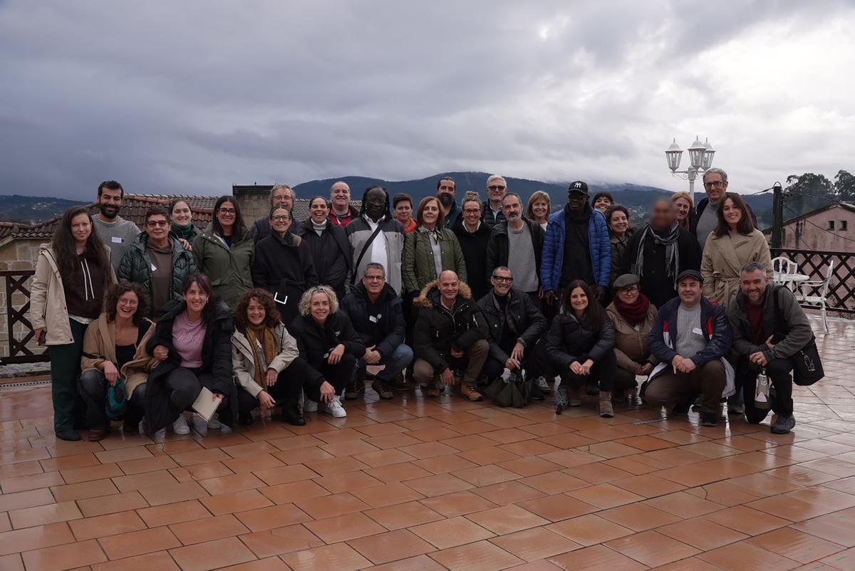 Participantes na pasada edición do Retiro Semente, celebrada en Dodro.