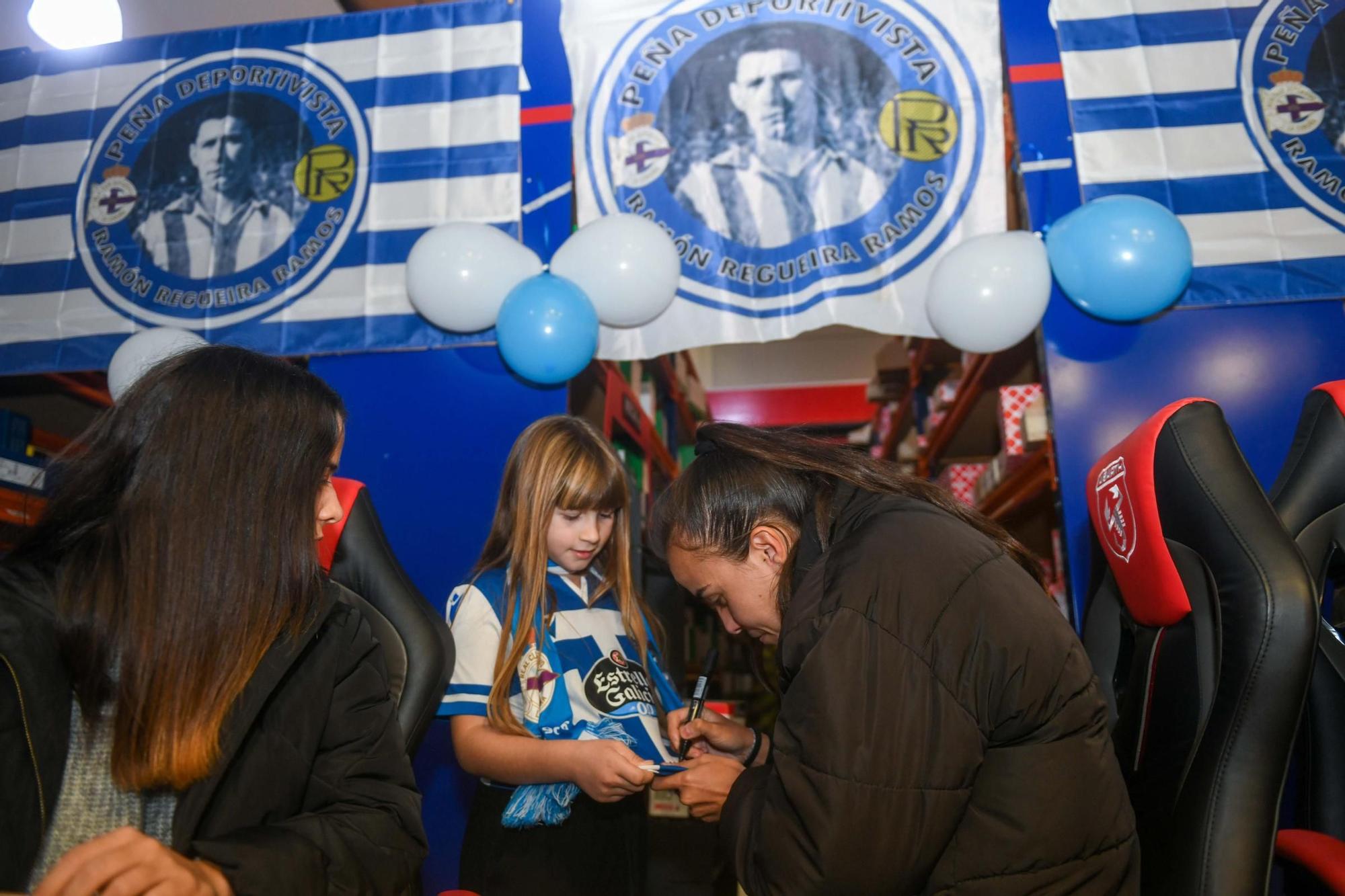 Inauguración de la peña deportivista Ramón Regueira Ramos