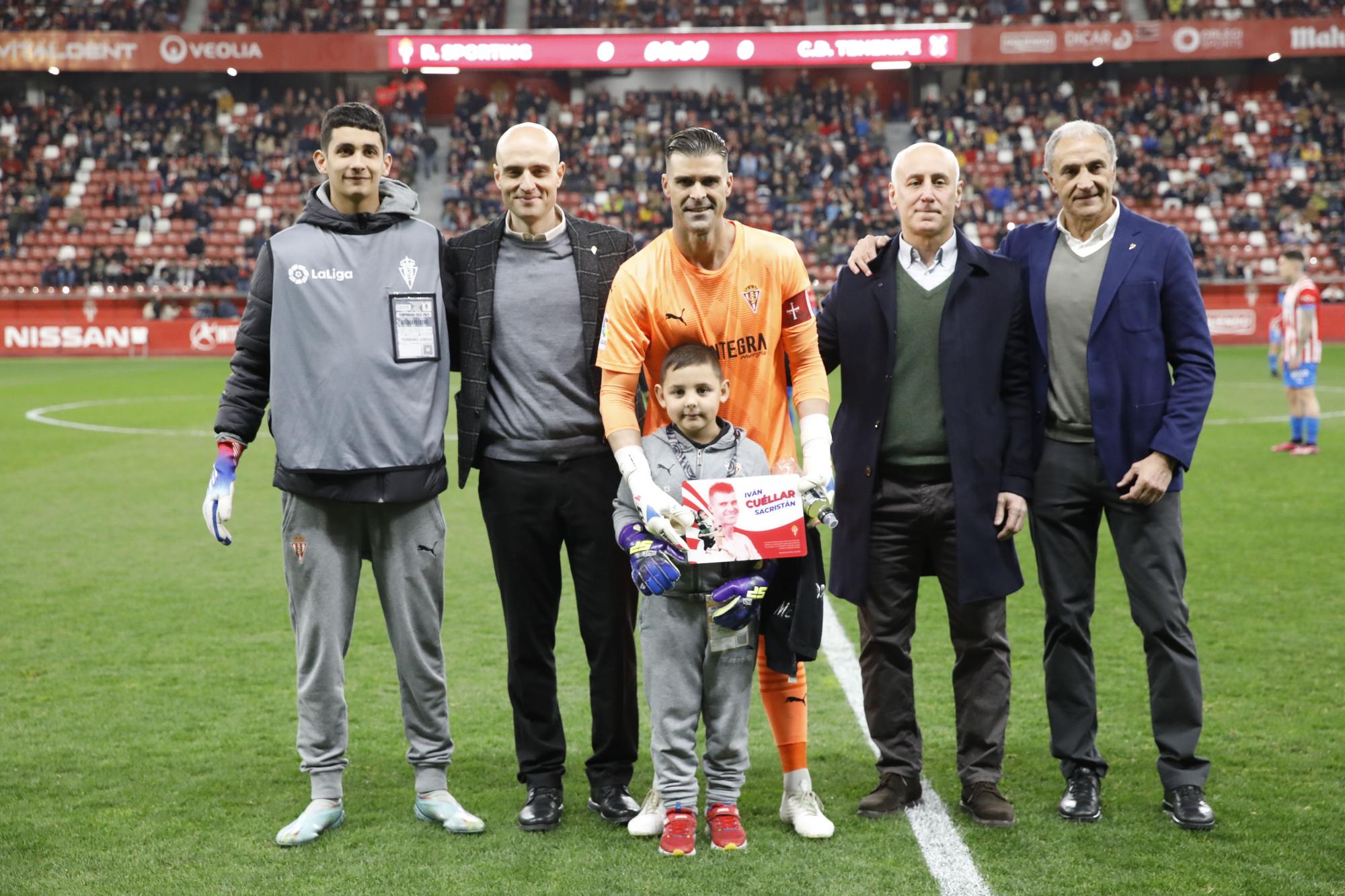 Así se vivió el encuentro entre el Sporting y el Tenerife